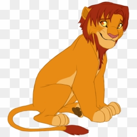 Simba Free Png Image - Lion King Teenage Lion, Transparent Png - lion king simba png