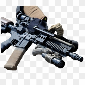 Assault Rifle, HD Png Download - gun fire effect png