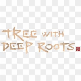 Calligraphy, HD Png Download - tree and roots png