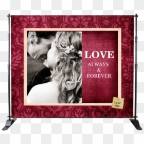 Stand With Design With Thoughts To Wedding Events, HD Png Download - wedding banner png