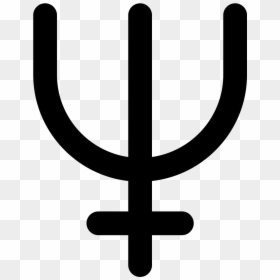 Símbolo De Neptuno Icon - Simbolo Neptuno Png, Transparent Png - men icon png