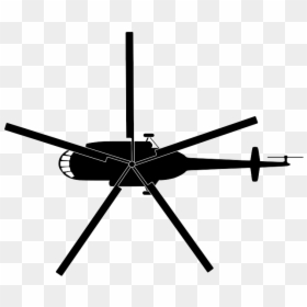 Mil Mi-17 Helicopter - Helicopter Top View Vector, HD Png Download - helicopter silhouette png