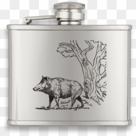Hip Flask Png, Transparent Png - wild boar png