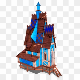 Low Poly Stylized Wooden House - Illustration, HD Png Download - low poly png