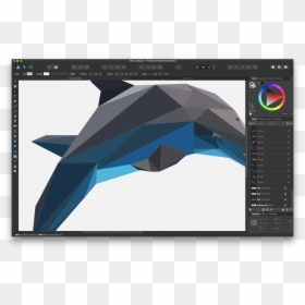 Affinity Designer Low Poly, HD Png Download - low poly png