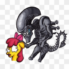 Cartoon, HD Png Download - alien xenomorph png