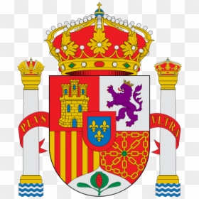 Spain Logo On Flag, HD Png Download - bandera españa png