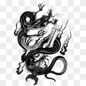 #tattoo #irezumi #dragon #dragonballz #yakuza #ninja - Dragon Tattoo Png, Transparent Png - yakuza png