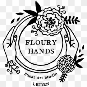 Floury Hands - Rose, HD Png Download - paper flowers png