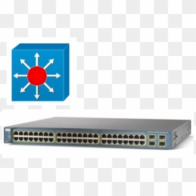 Cisco Catalyst 3560 48 Port, HD Png Download - network switch png