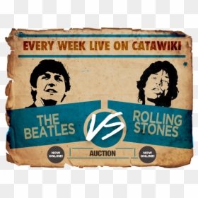 Beatles Vs The Rolling Stones, HD Png Download - the rolling stones png