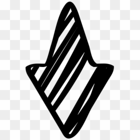 Sketched Arrow Pointing Down - 矢印 指 イラスト 下, HD Png Download - arrows pointing down png