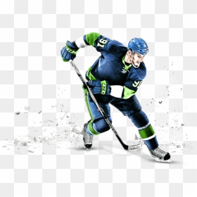 Legend Hockey Player Images - Ice Hockey, HD Png Download - hockey player silhouette png