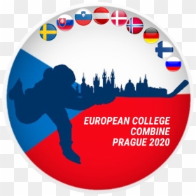 Ncaa Hockey Combine - Label, HD Png Download - hockey player silhouette png
