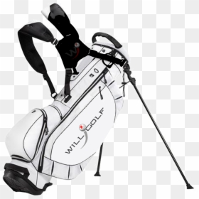 Taylormade Stand Bag White, HD Png Download - crossed golf clubs png