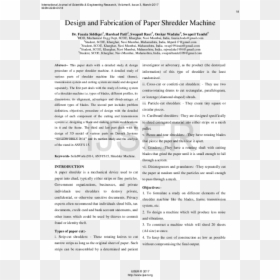 Document, HD Png Download - paper shredder png
