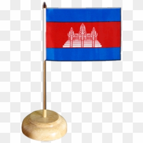 Cambodia Table Flag - Petit Drapeau Senegal, HD Png Download - cambodia flag png