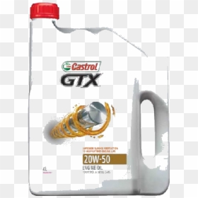 Castrol Gtx 20w50 1 Liter, HD Png Download - castrol oil png