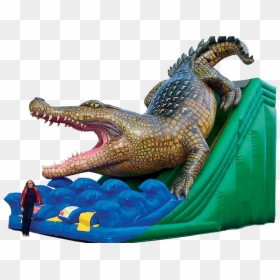 Giant Alligator Water Slide, HD Png Download - obstacle png