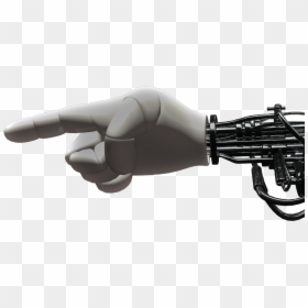 #editedwithpicsart #robotarm #robot #artm #finger #pointing - Robot, HD Png Download - arm pointing png