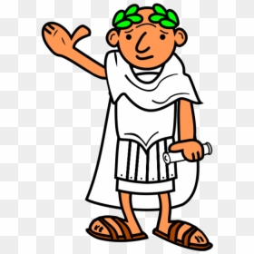 Conscript - Clipart - Roman Emperor Cartoon, HD Png Download - arm pointing png