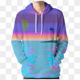 "    Data Image Id="6924176130096"  Class="productimg - Vaporwave Hoodie, HD Png Download - vaporwave sun png