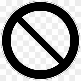 Blocked Icon Png, Transparent Png - simbolo prohibido png