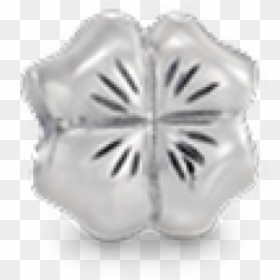 Pandora Charm Clover, HD Png Download - white four leaf clover png