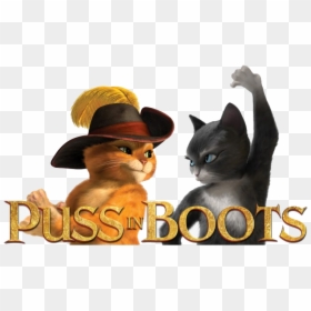 Puss In Boots Png Free Image - Puss In Boots And Kitty, Transparent Png - puss in boots png
