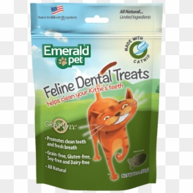 Emerald Pet Feline Dental Treats, HD Png Download - catnip png