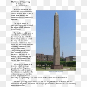 National Monument, HD Png Download - obelisk png