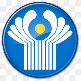 Botón De Bandera Redonda Cis - Commonwealth Of Independent Nations Logo, HD Png Download - bandera de cuba png