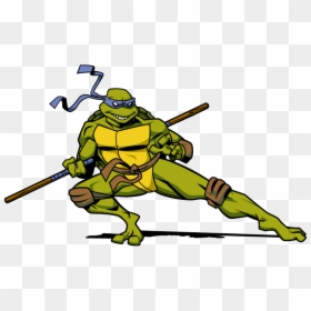 Michelangelo Ninja Turtle Cartoon Donatello Face - Ninja Turtles Free Clipart, HD Png Download - donatello png