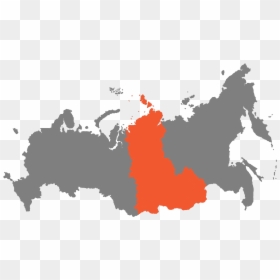Siberia Region Of Russia, HD Png Download - tractor silhouette png