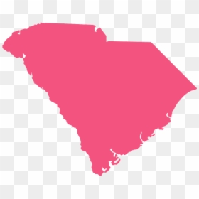 Silhouette South Carolina Outline, HD Png Download - wisconsin silhouette png