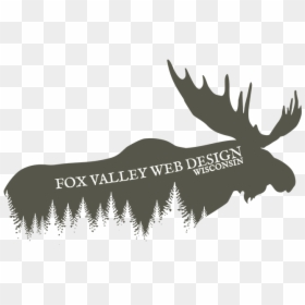 Custom Moose Award 2019,fox Valley Web Design,wisconsin - Silhouette, HD Png Download - wisconsin silhouette png