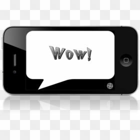 Smartphone, HD Png Download - manga speech bubbles png