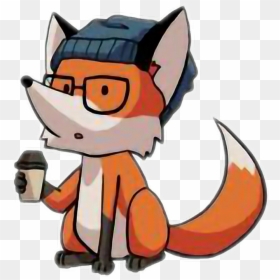 Transparent Zorro Clipart - Cartoon Fox With Glasses, HD Png Download - zorro png