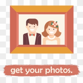 Photo-icon - Cartoon, HD Png Download - marriage icon png
