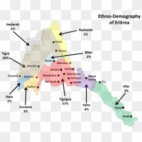 Ethno-demography Of Eritrea - Ethno Demography Of Eritrea, HD Png Download - demographics png