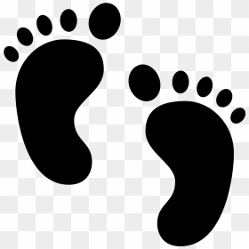 Clip Art Transparent Icon Free Download Png And Vector - Baby Feet Clipart Black And White, Png Download - benefits icon png