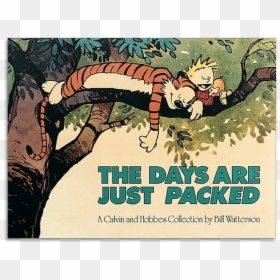 2thedaysarejustpacked1 - Calvin And Hobbes The Days Are Just Packed, HD Png Download - hobbes png
