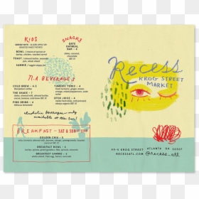 Recess Menu Preview - Recess Atlanta Menu, HD Png Download - recess png