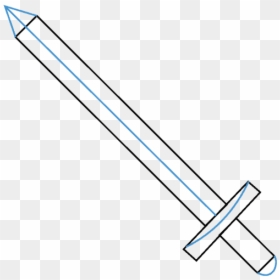 How To Draw Sword - Sword, HD Png Download - sword drawing png