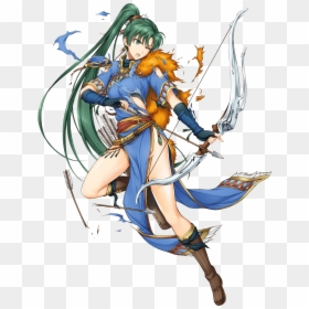 Fire Emblem Heroes Lyn, HD Png Download - anime bow png