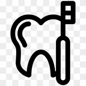 Tooth And Dentist Tool Outlines - Dentistry Icon Png, Transparent Png - outlines png
