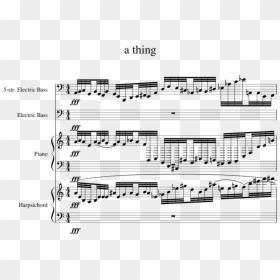 Sheet Music, HD Png Download - gucci gang png