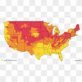 Gradient W- Black Outlines - Geography Of Civil Rights Map, HD Png Download - outlines png