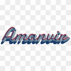 Amanvir 3d Letter Png Name - Manisha Name Photo Download, Transparent Png - mehndi png