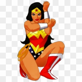#wonderwoman #mulhermaravilha - Wonder Woman Cartoon, HD Png Download - mulher maravilha png